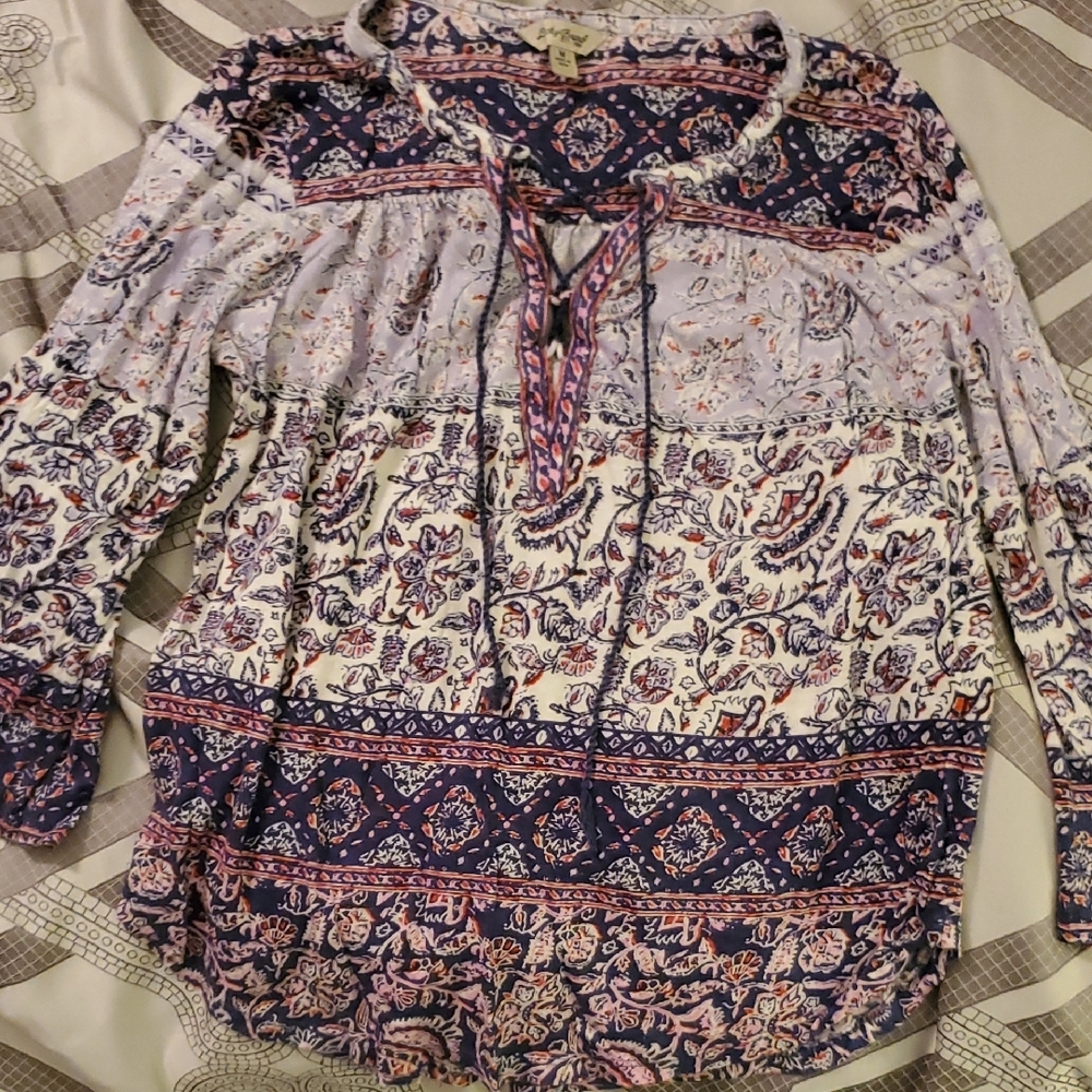 Floral Print Women's Top